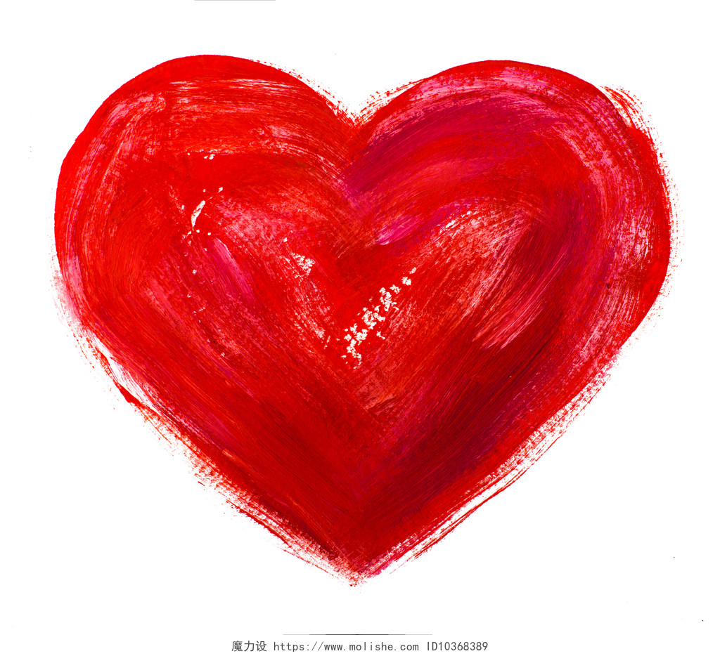 红色水彩爱心水彩的心。概念 — — 爱、 关系、 艺术、 绘画